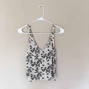 Urban Outfitted Geometric Cropped Tank
